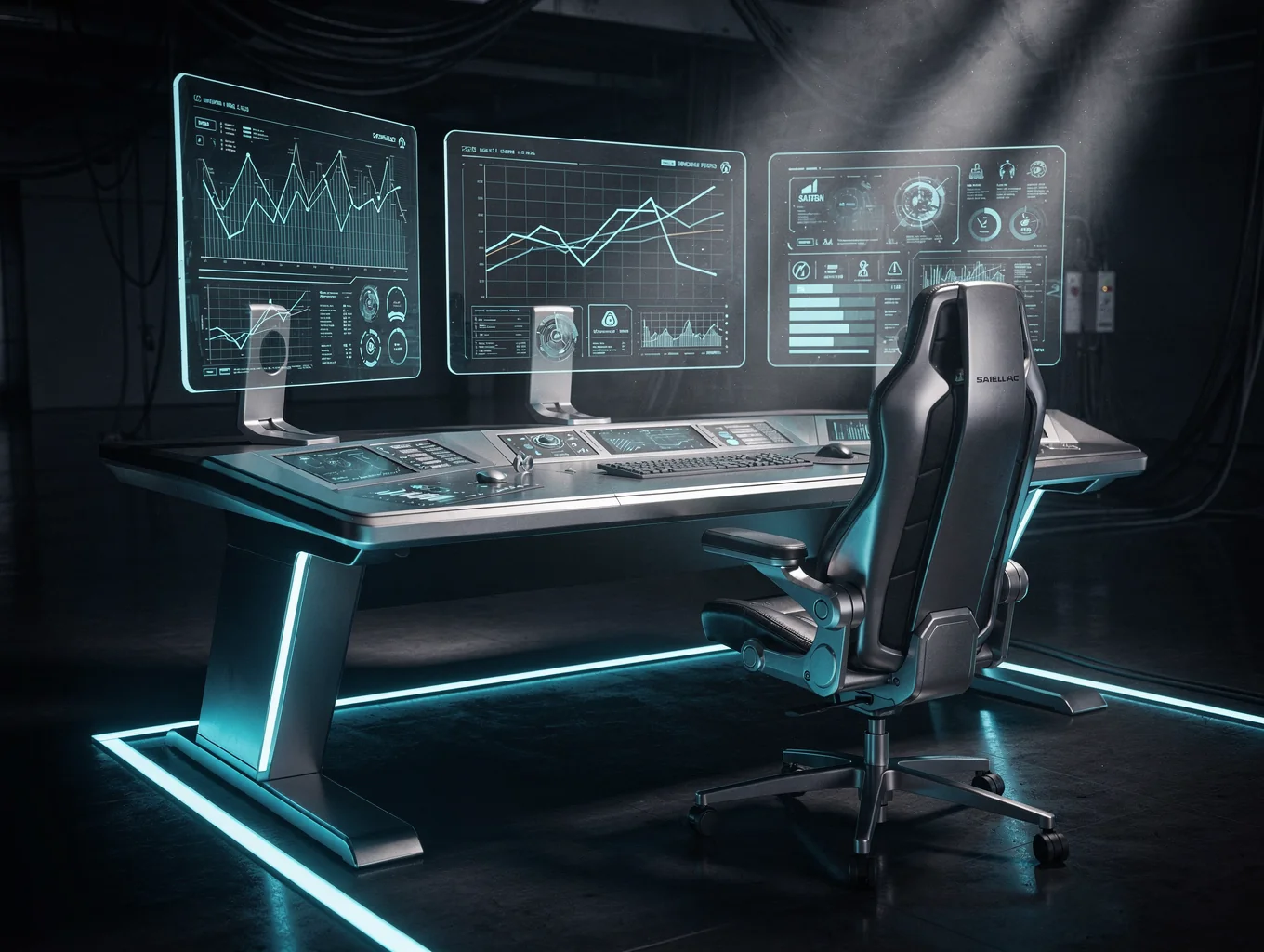 Advanced AI-powered digital security monitoring dashboard